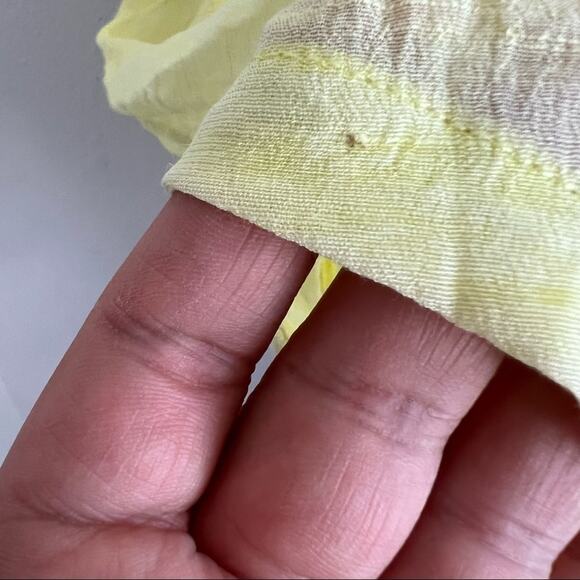 Anthropologie Saturday Sunday Kendra Oversized Tunic Yellow Button-Front S - Picture 11 of 13